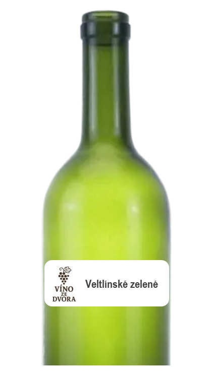 Lahev Veltlínské zelené